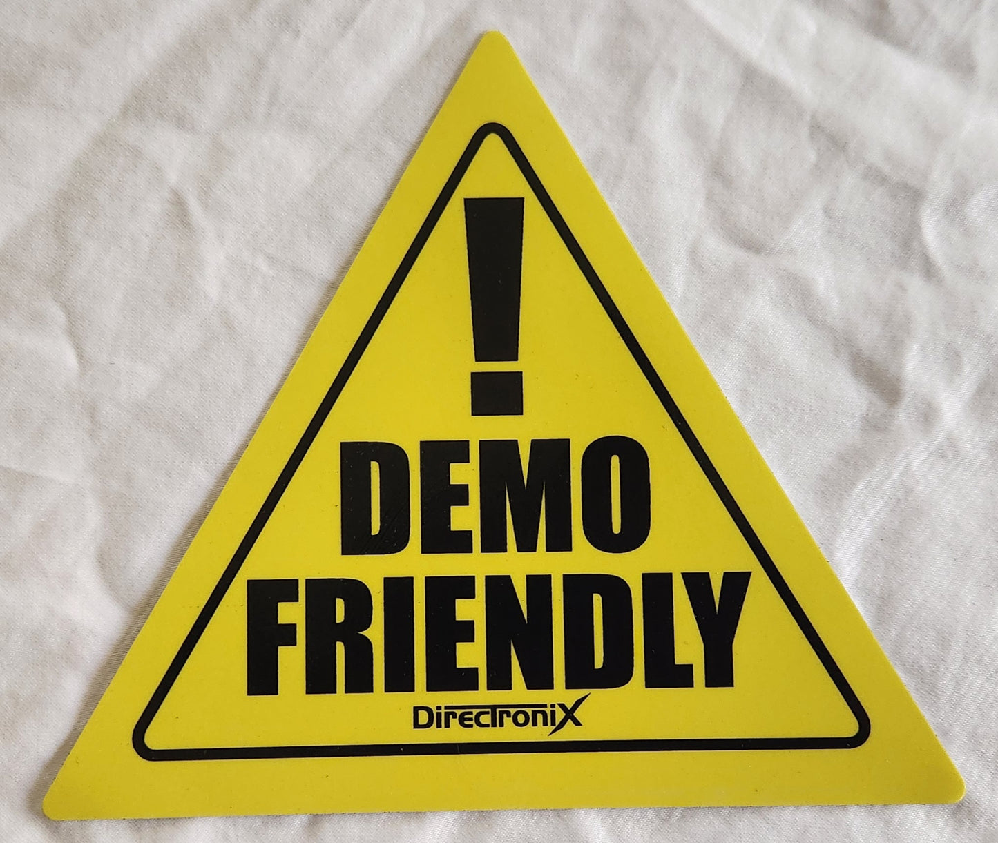 DTX Demo Friendly Decal