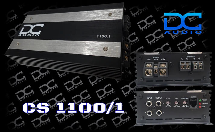 DC Audio CS 1100x1 1-Channel Amplifier