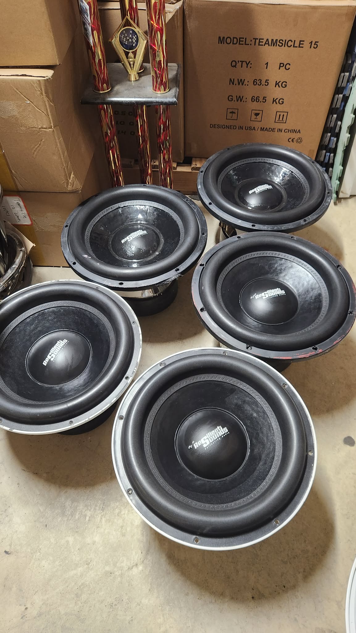 Used Platinum v1 15" D1 Subwoofers